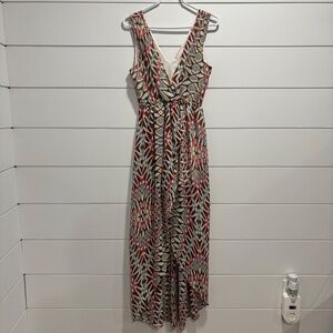 Romeo and Juliet Couture Geo Pattern hi-low dress side M